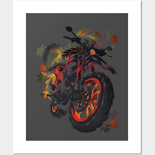 Traditional Monster Bike Posters and Art